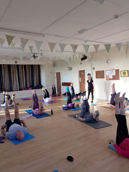 Pilates in Bigbury Memorial Hall